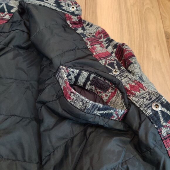 Duluth Trading Co Tucson Jacket Mens XL Relaxed Fit Southwestern Aztec Snap - Picture 7 of 15